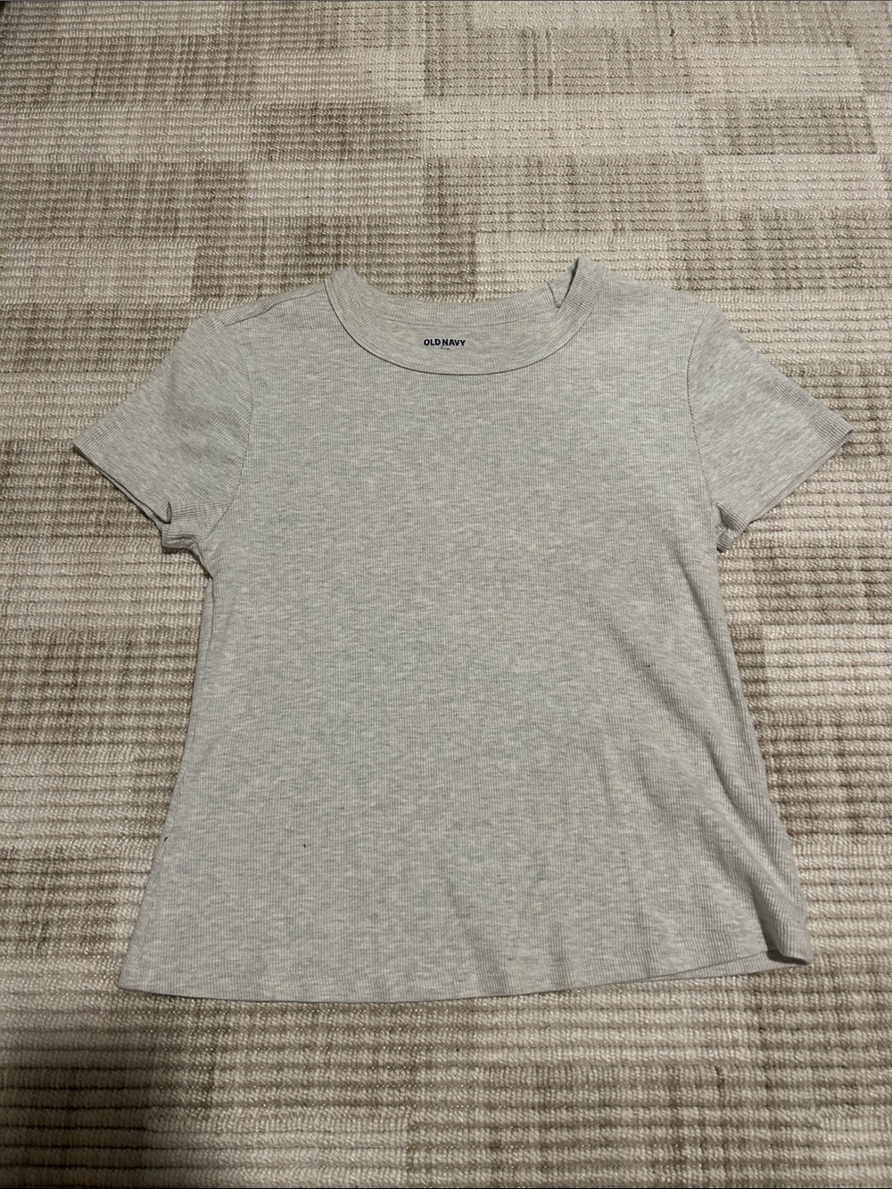 Old Navy Heather Gray Short Sleeve Crewneck Tee